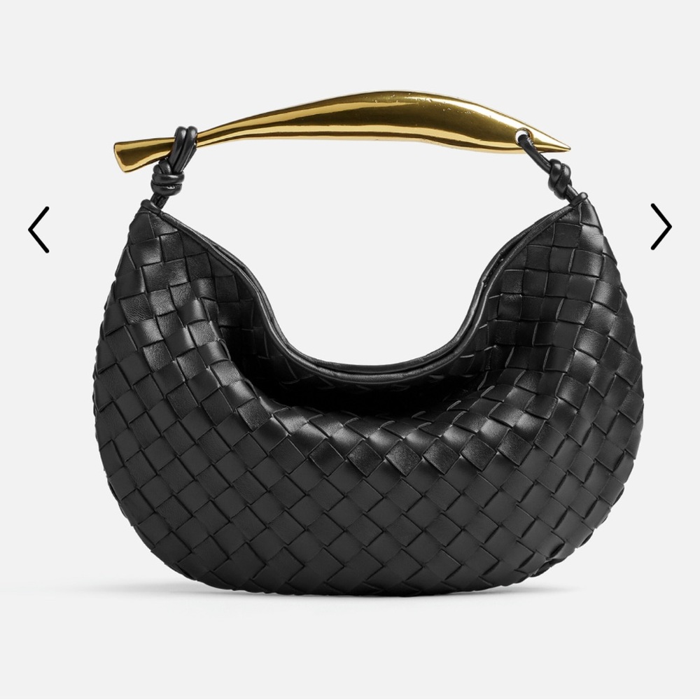 SOLD Bottega Veneta Sardine bag (black and gold)